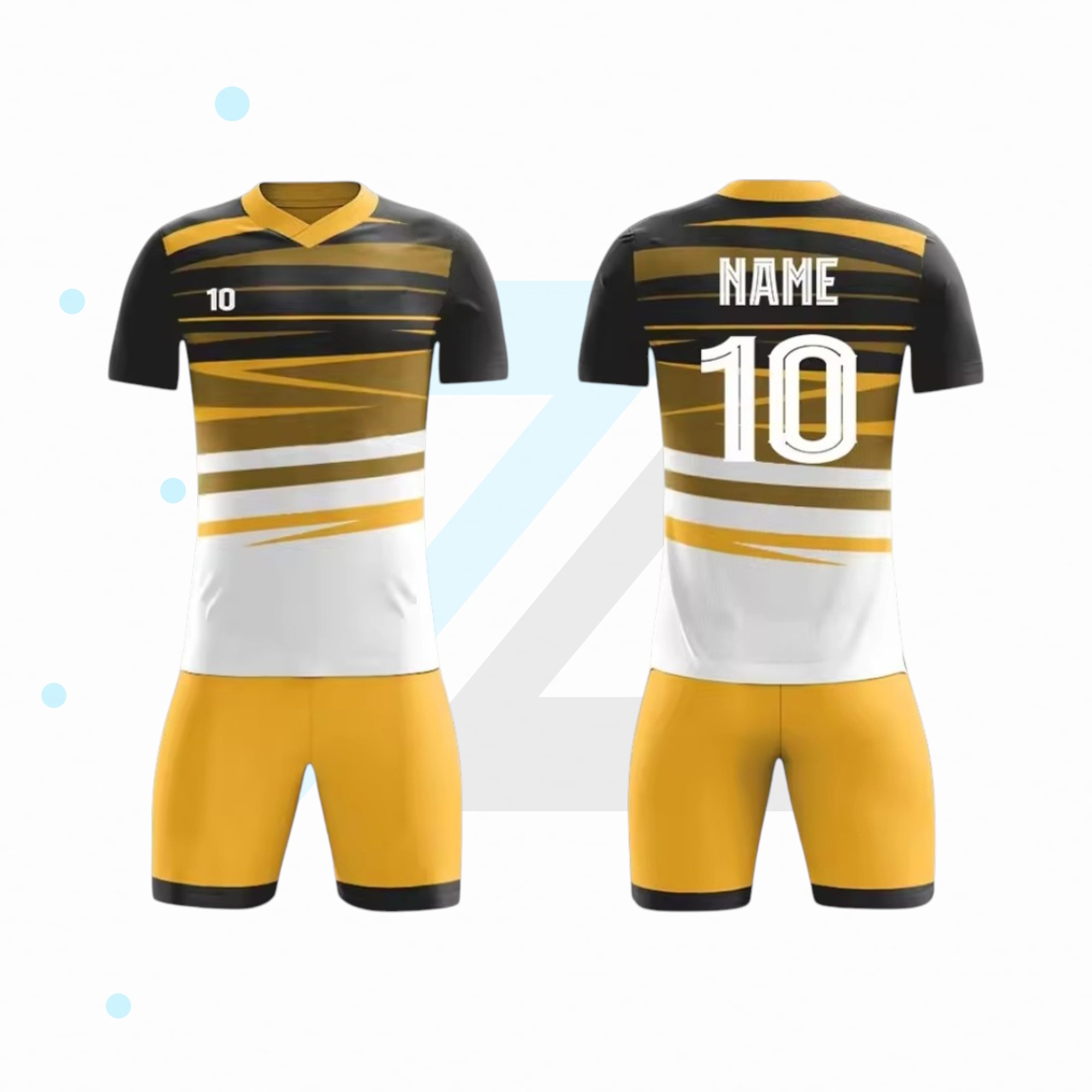 VortexPlay Pro Soccer Uniform | Custom Match Jersey & Elite Comfort Performance Shorts angle 3